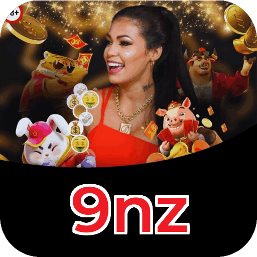 Interface do aplicativo 9nz mostrando jogos disponíveis no iOS e Android