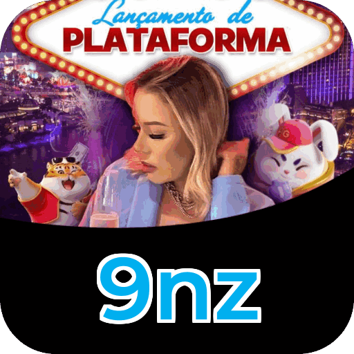 Plataforma 9nz mostrando interface moderna, jogos certificados e recursos de segurança licenciados